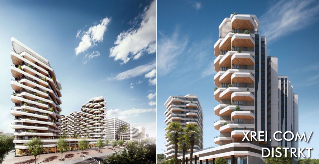 Distrikt é um projeto de arquitetura moderna da Morph Studio e dos arquitetos locais Bak Gordon Architects, Tr3emlinha Engineering e FTD.