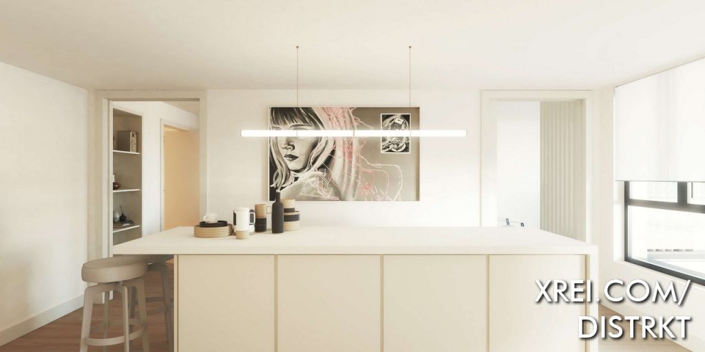Apartamentos distrikt com cozinhas fechadas