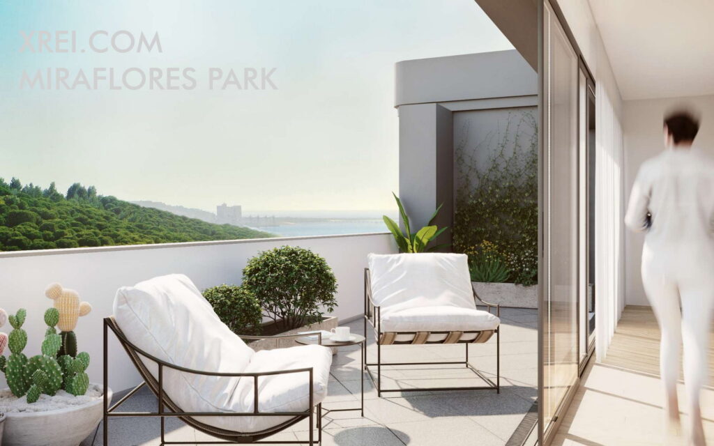 Miraflores Park, neue Wohnungen zum Verkauf in einem Wohnhaus in Algés • Oeiras, Portugal