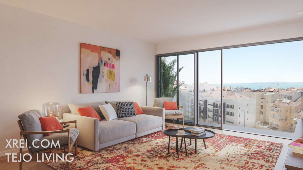 Tejo Living, neue Wohnungen zum Verkauf in einem Wohnhaus in São Vicente • Lissabon, Portugal