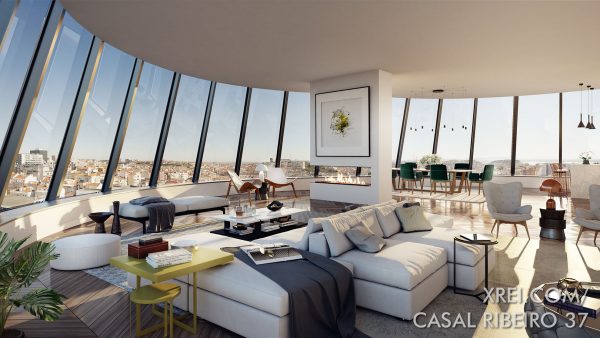 Penthouse Sala, View Casal Ribeiro 37