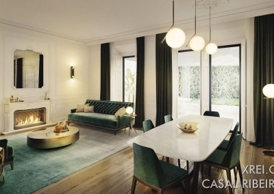 Esszimmer der Wohnungen Collection Casal Ribeiro 37