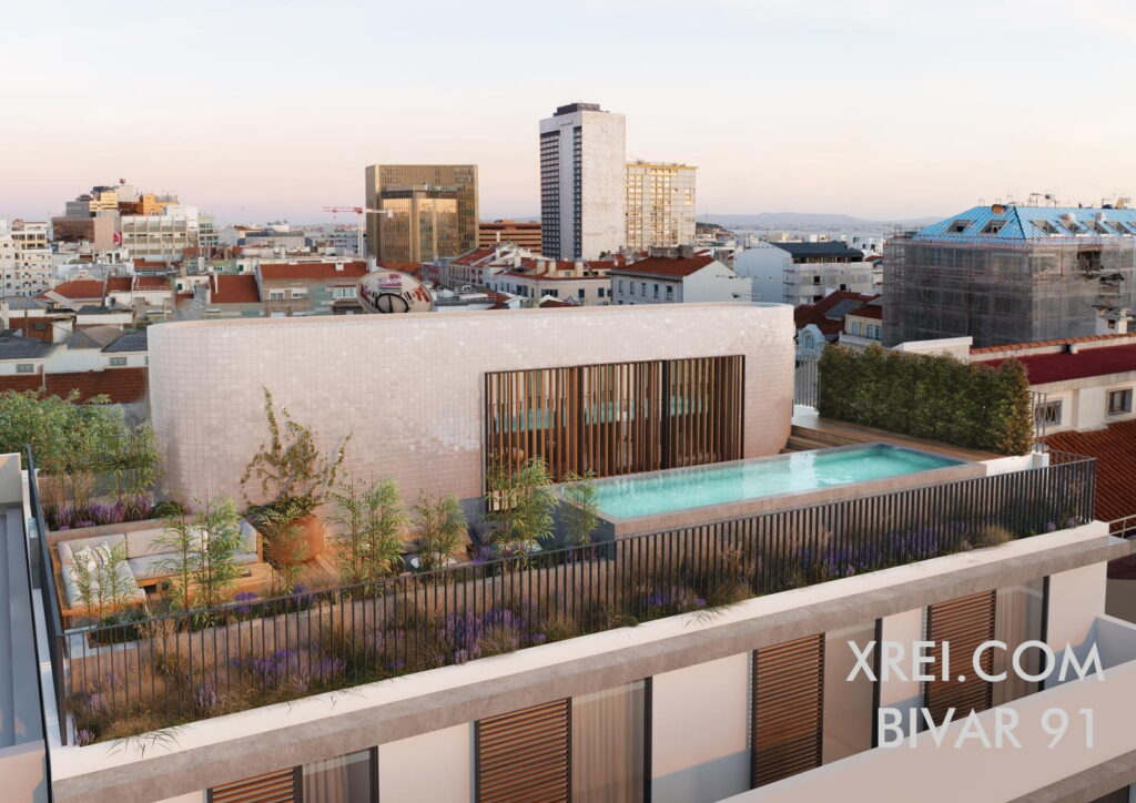 Bivar 91, new apartments for sale in a residential building with swimming pool located in Avenidas Novas • Lisbon, Portugal