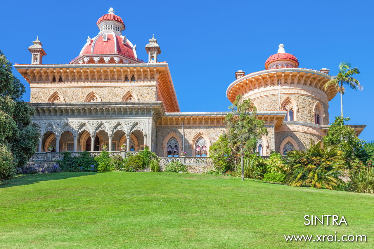 Palácio de Monserrate is a palace renowned for its architecture and landscaping, located four kilometres from the historic centre of Sintra