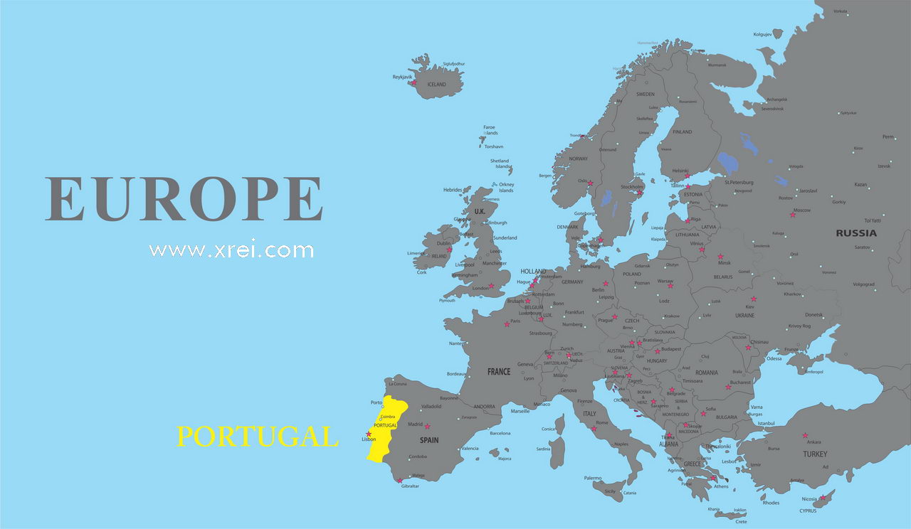 Portugal is a European country, located at the westernmost edge of the continent, with a coast bathed from north to south by the Atlantic Ocean and a border with Spain, a country with whom the Portuguese have such a friendly relationship that they call Spaniards 'nuestros hermanos'