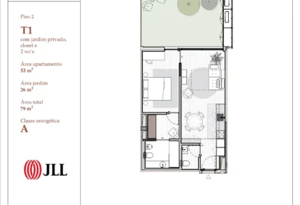 Apartment 1-bedroom for sale in Matsu Porto, Cedofeita, Santo Ildefonso, Sé, Miragaia, São Nicolau e Vitória, Porto &bull; X93677