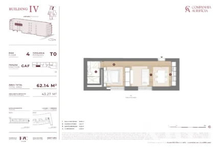 Apartment Studio for sale in Companhia Aurificia, Cedofeita, Santo Ildefonso, Sé, Miragaia, São Nicolau e Vitória, Porto &bull; X97837
