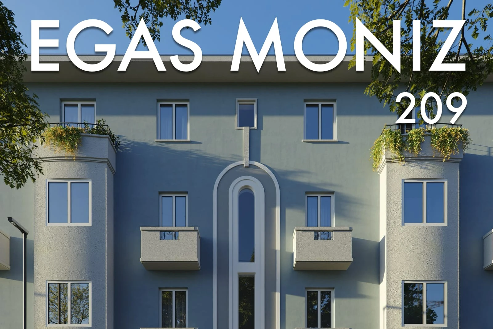 Egas Moniz 209, vista esterna del complesso residenziale