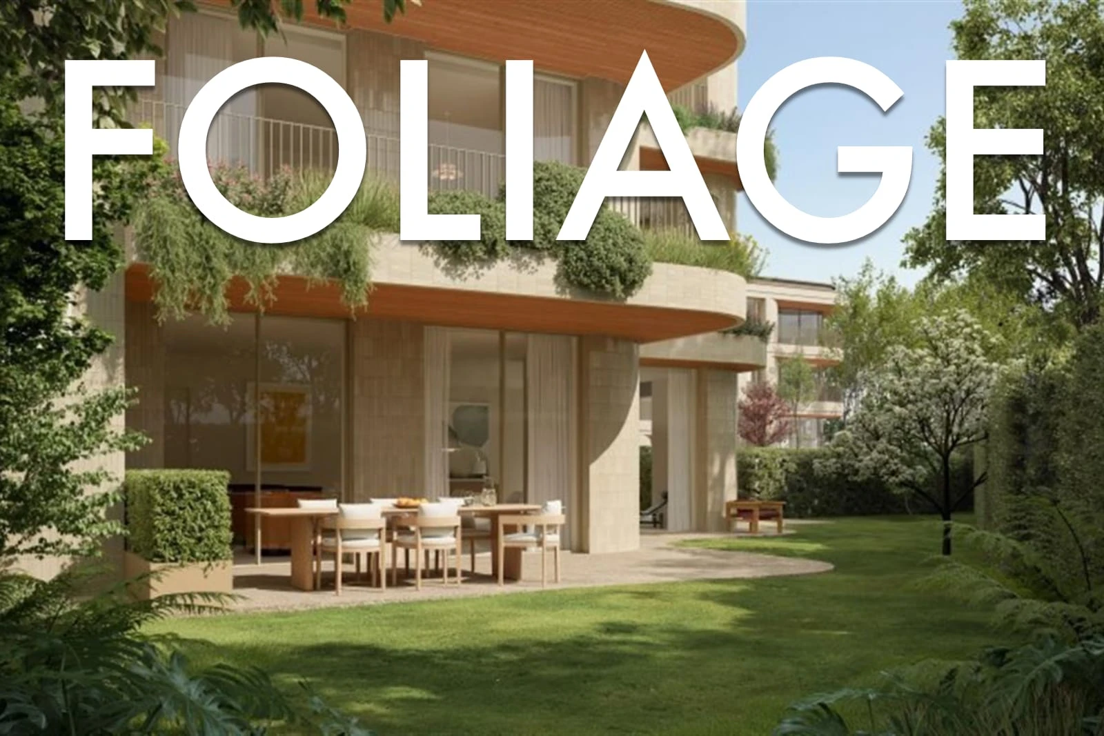 Vue extérieure du projet immobilier Foliage