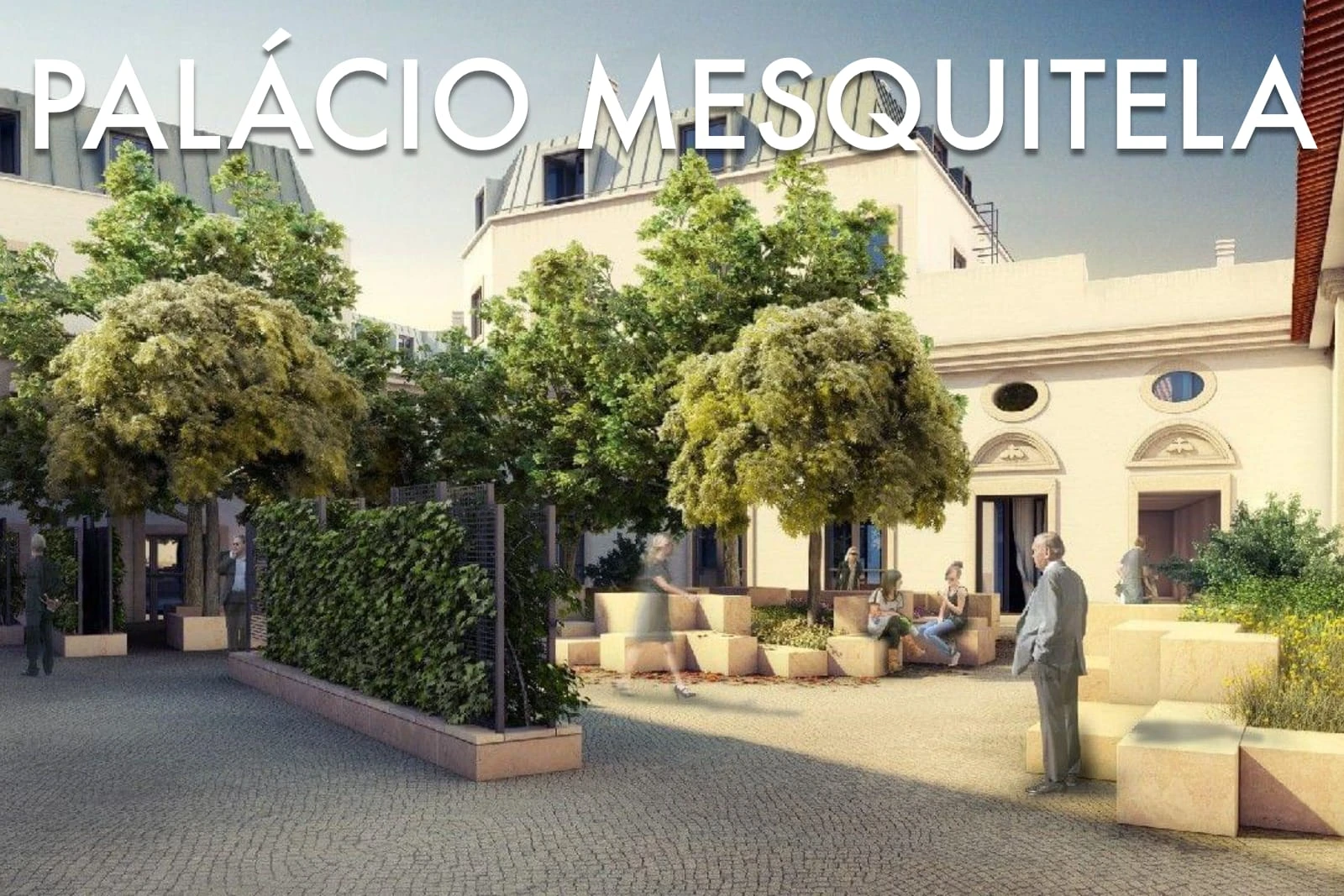 Vista exterior del Palácio Mesquitela