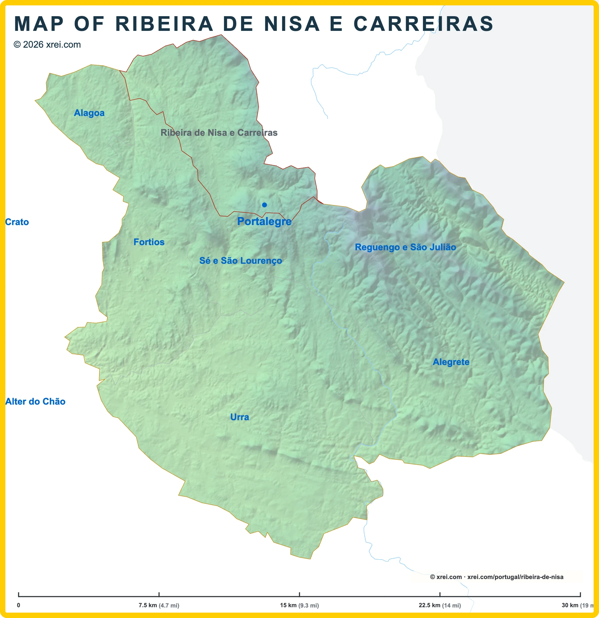 Ribeira de Nisa e Carreiras