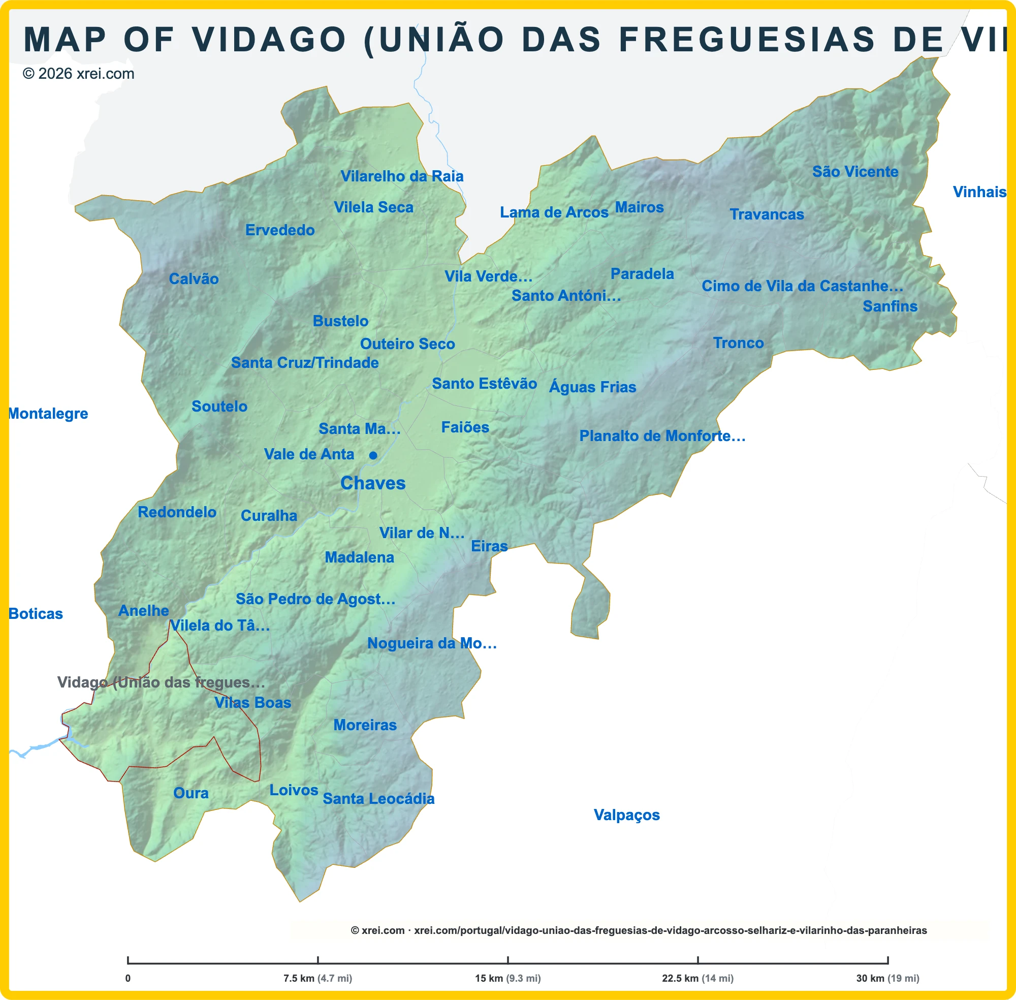 Vidago (União das freguesias de Vidago, Arcossó, Selhariz e Vilarinho das Paranheiras)